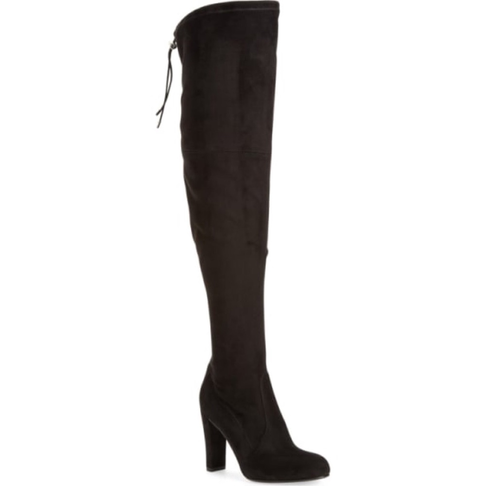 Sam Edelman Kent Black Suede Over the Knee Boot